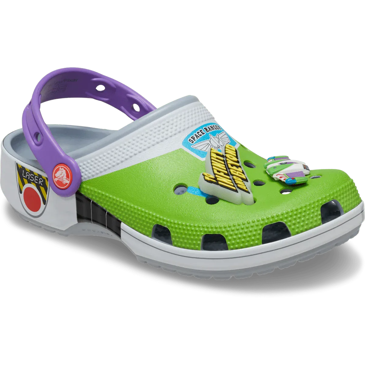 Классические сабо Базза Лайтйера из мультфильма «История игрушек» от Disney Pixar Crocs, синий серый — фото 3