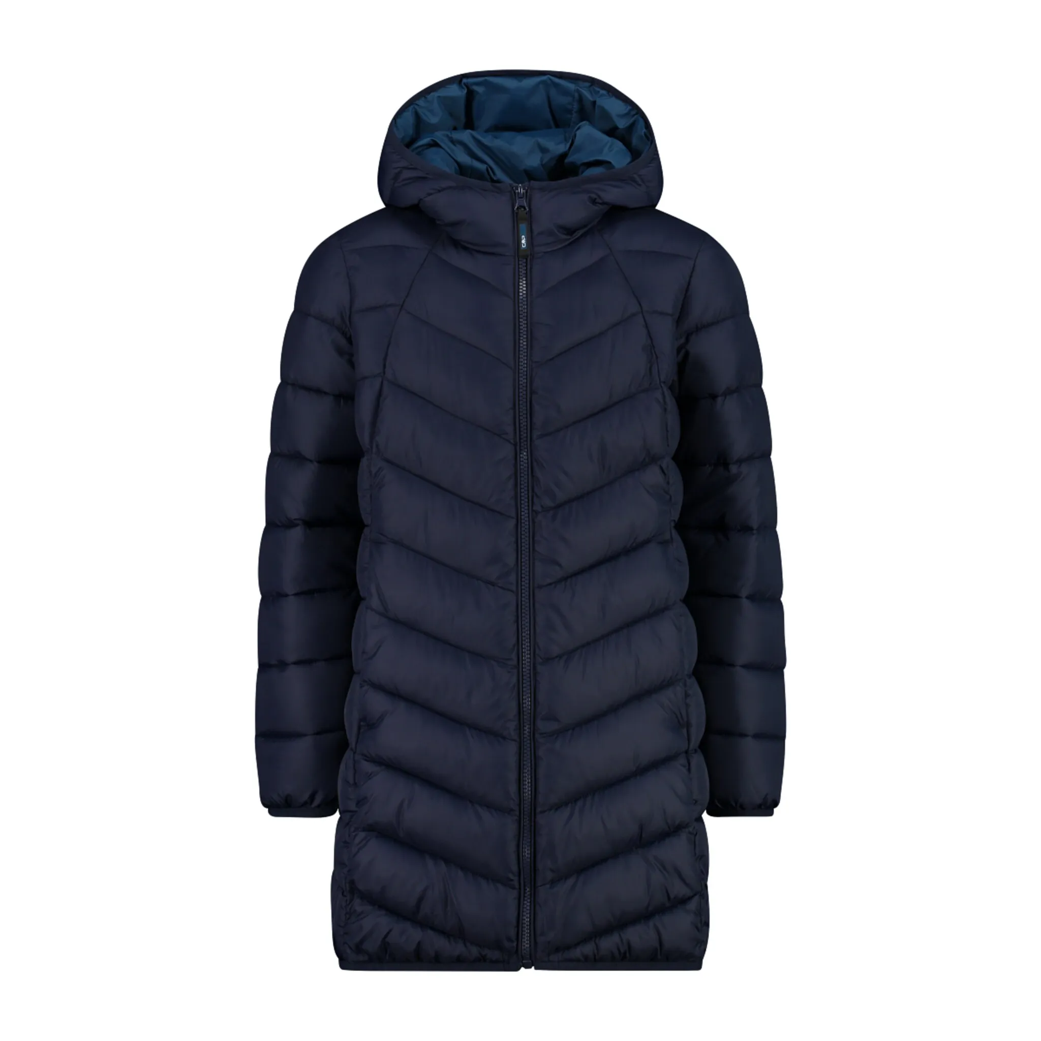 

CMP Стеганая куртка "KID G COAT FIX HOOD", с капюшоном, синий