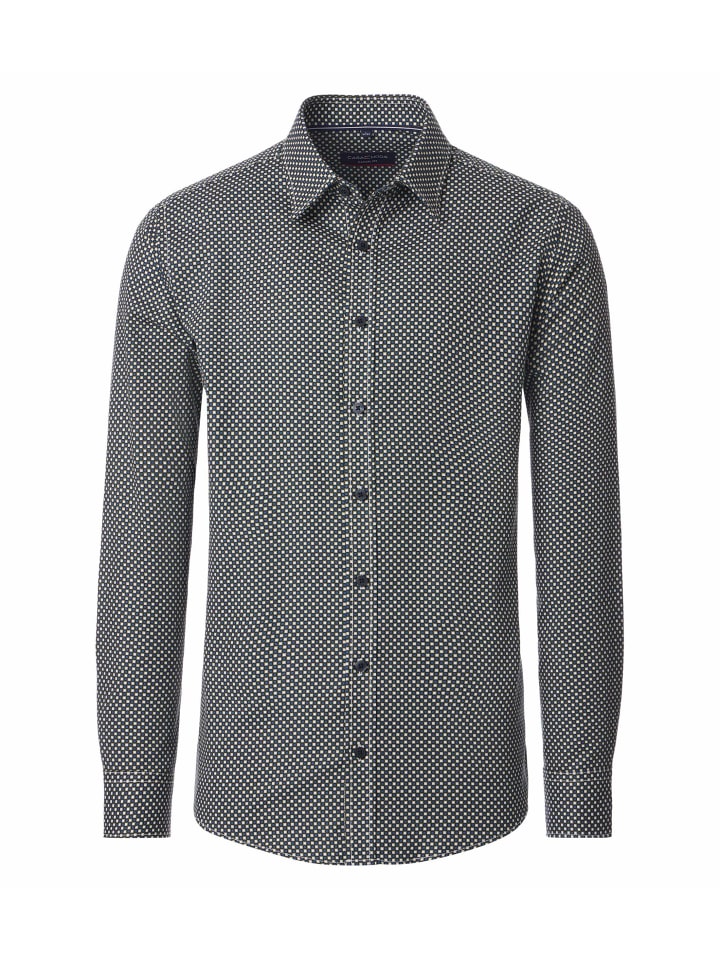 

CASAMODA Повседневная рубашка темно-синего цвета