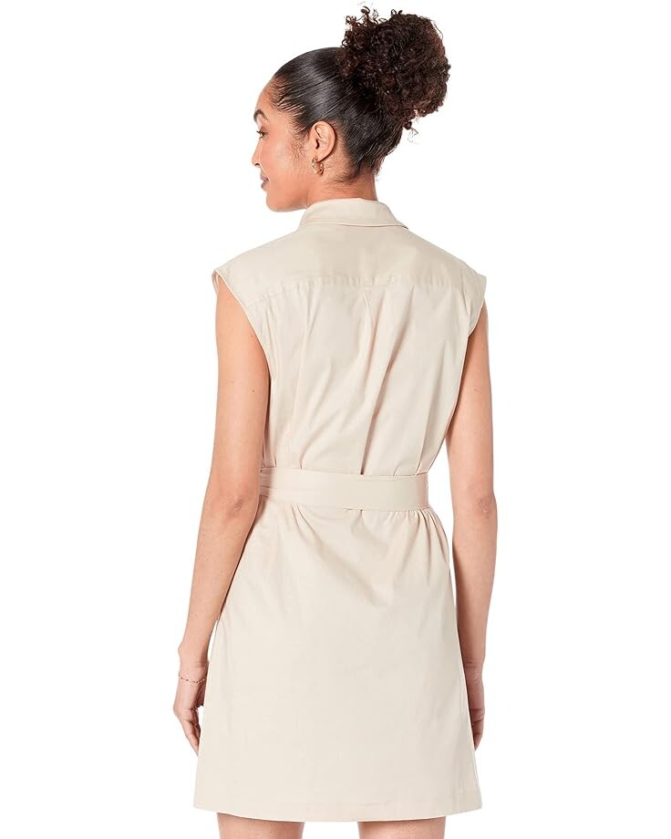 

Платье Donna Morgan Utility Shirtdress, песочный, Бежевый, Платье Donna Morgan Utility Shirtdress, песочный