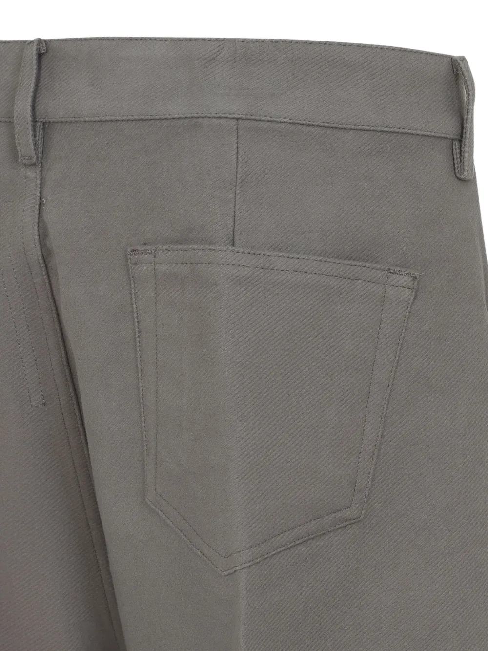 Джинсы из хлопка прямого кроя Rick Owens, серый — фото 3