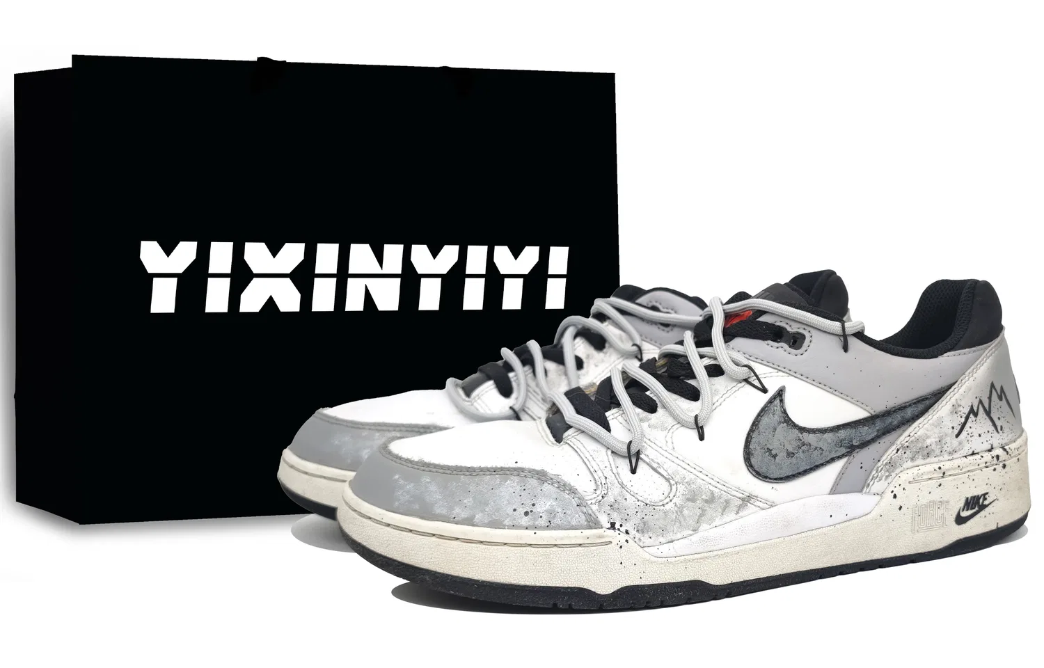Кроссовки Full Force Low Nike Ink Gray