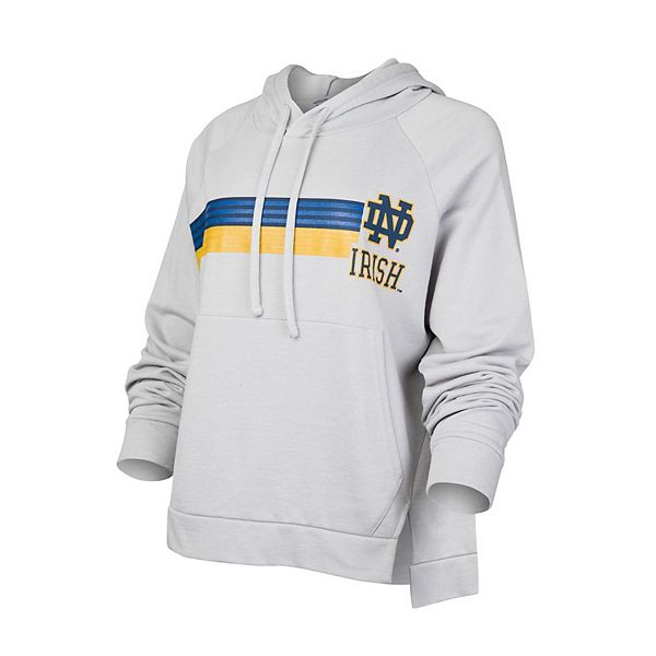 

Женский три-бленд раглан пуловер с капюшоном concepts sport gray notre dame fighting irish cedarâ Unbranded