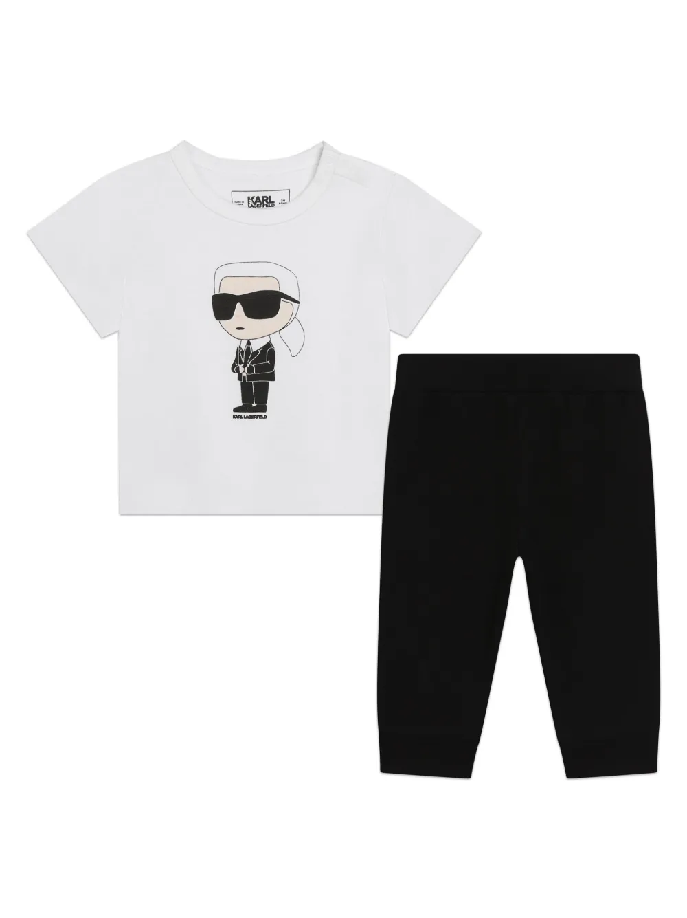 

Комплект K/Ikonik из топа и легинсов KARL LAGERFELD KIDS, черный