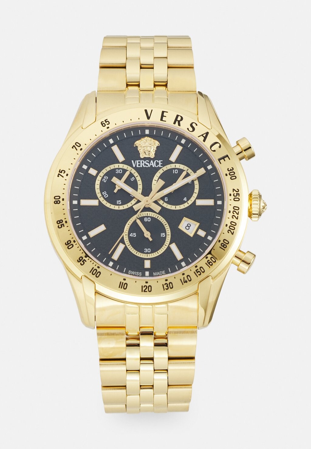

Хронограф MASTER Versace, цвет black/gold-coloured, Серый, Хронограф MASTER Versace, цвет black/gold-coloured