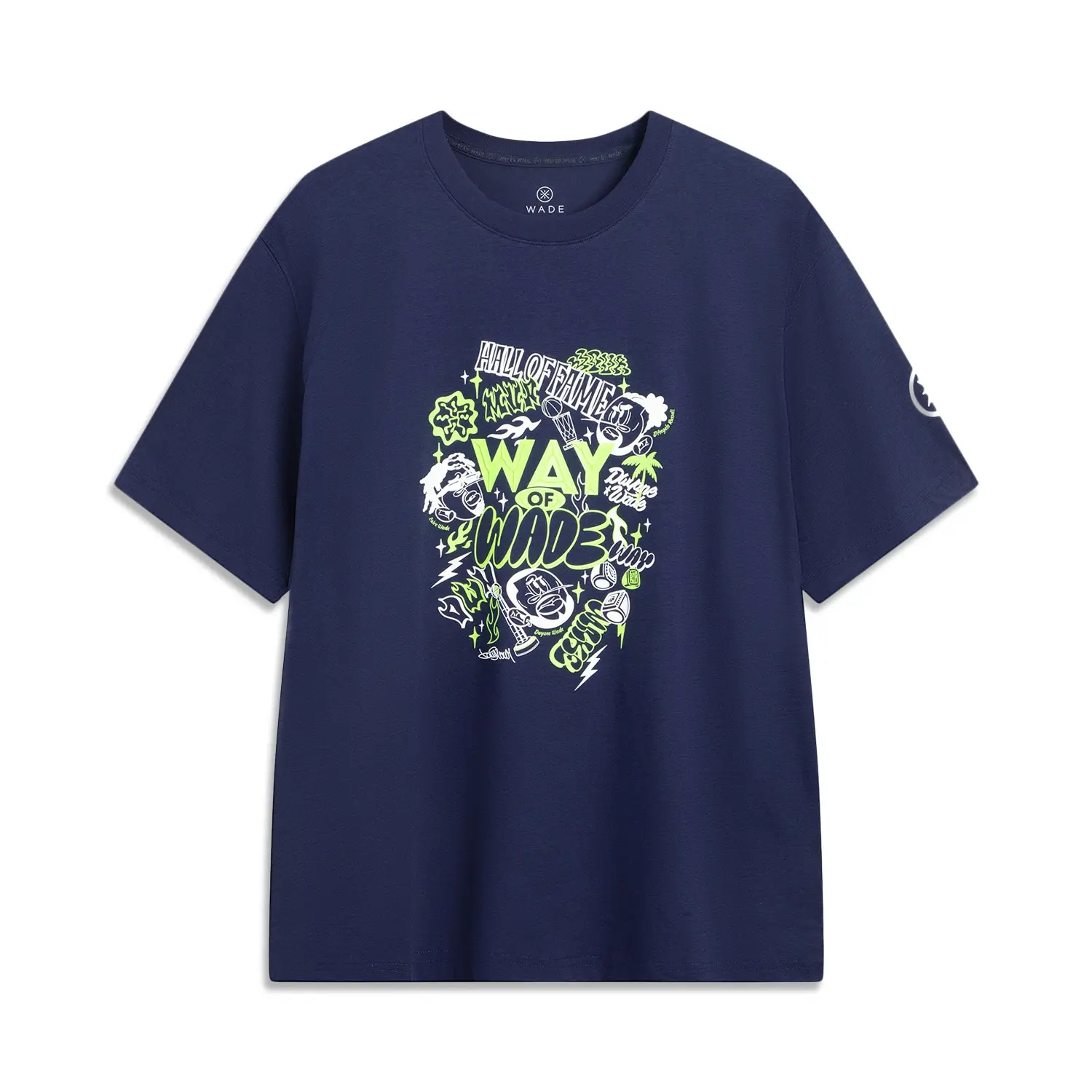 

LINING Футболка Jay Flow мужская dark ship blue, Синий, LINING Футболка Jay Flow мужская dark ship blue