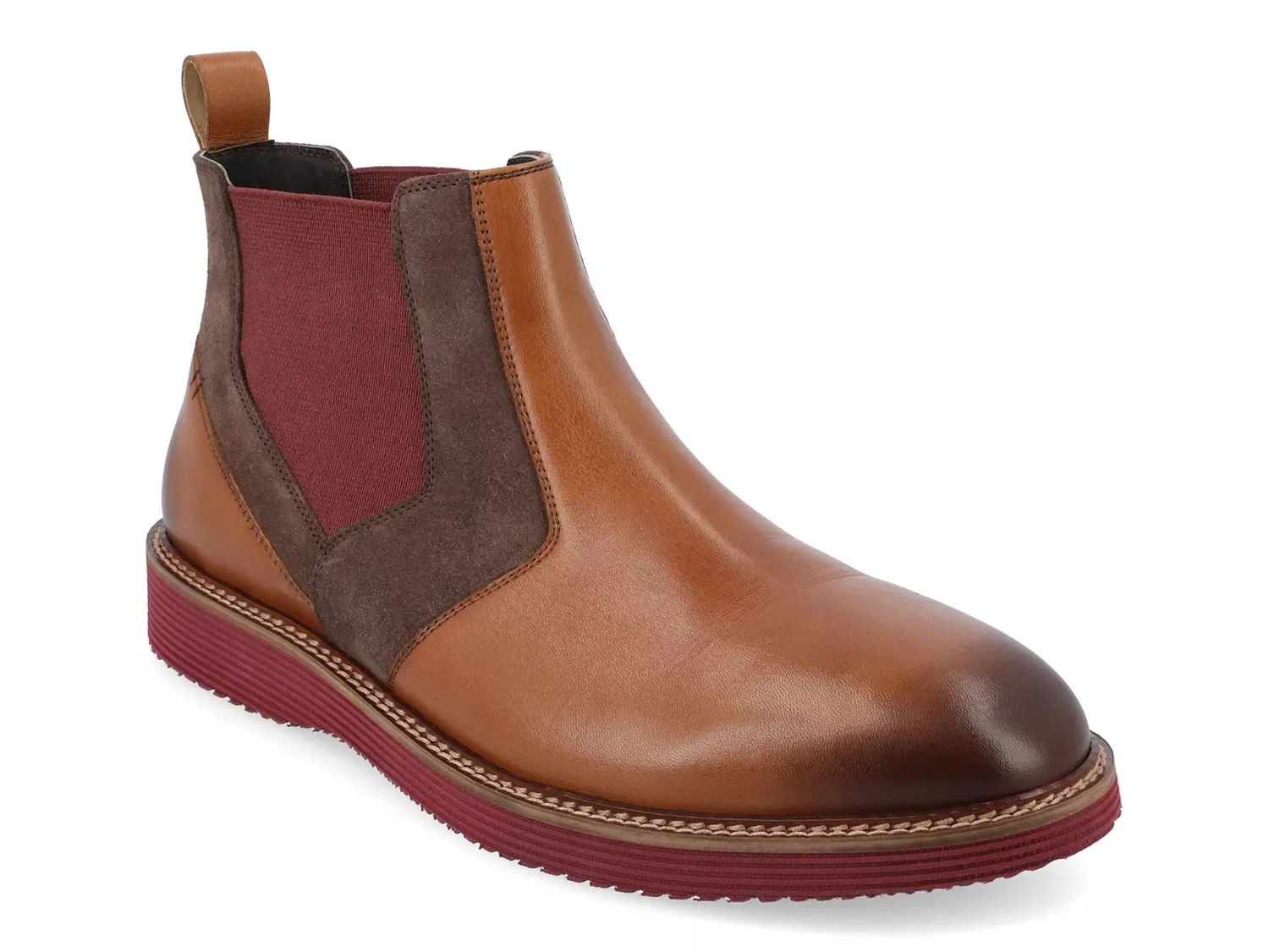 Thomas & Vine Ventura Chelsea Boot, коньяк