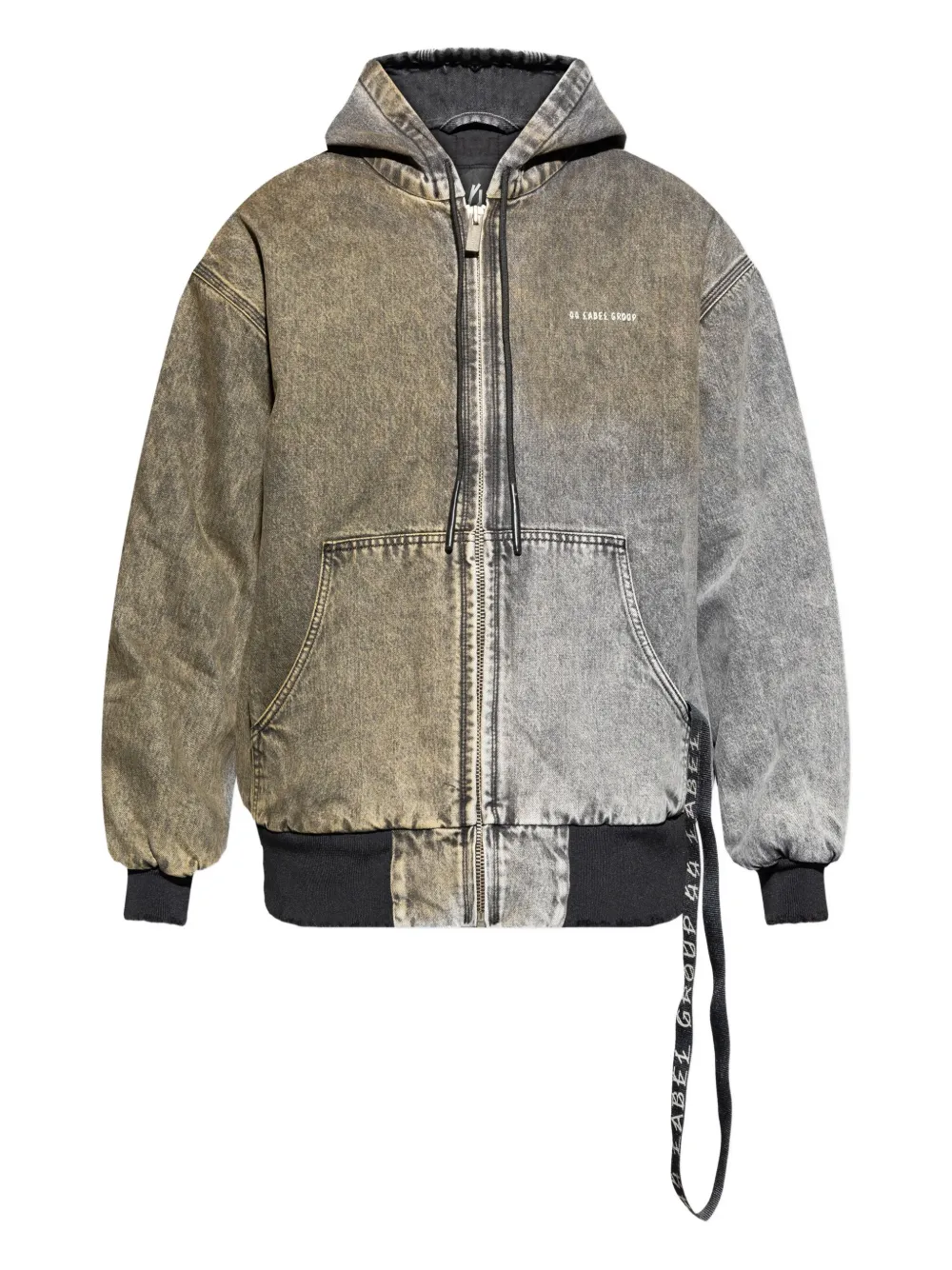 

Куртка с капюшоном на молнии 44 Label Group, серый