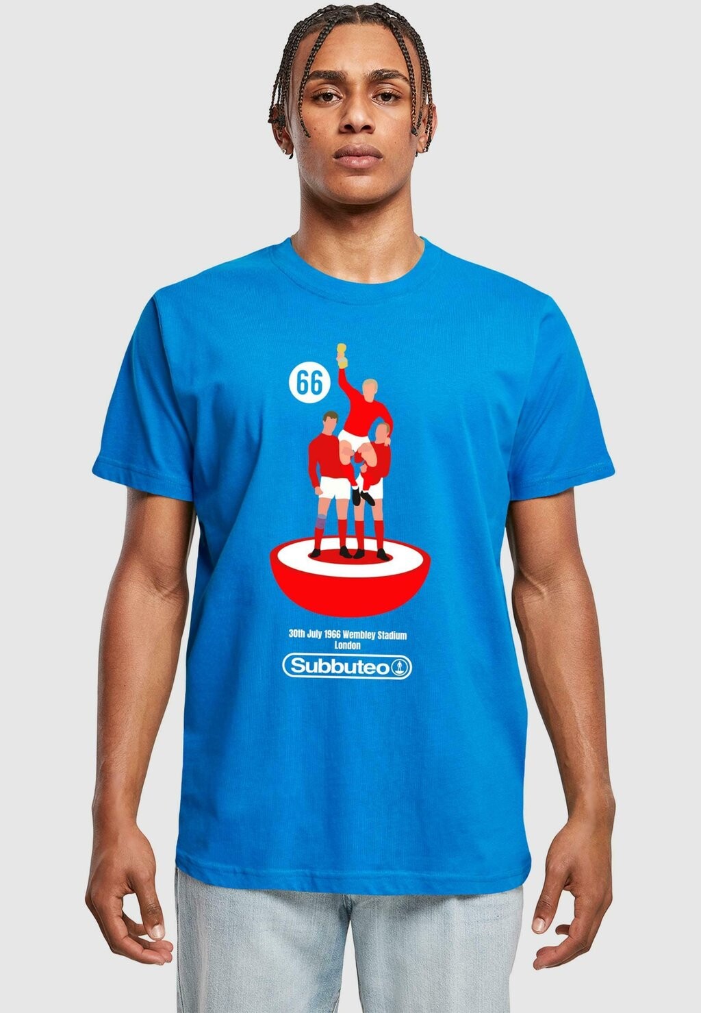 

Футболка с принтом SUBBUTEO ALL OVER Merchcode, синий