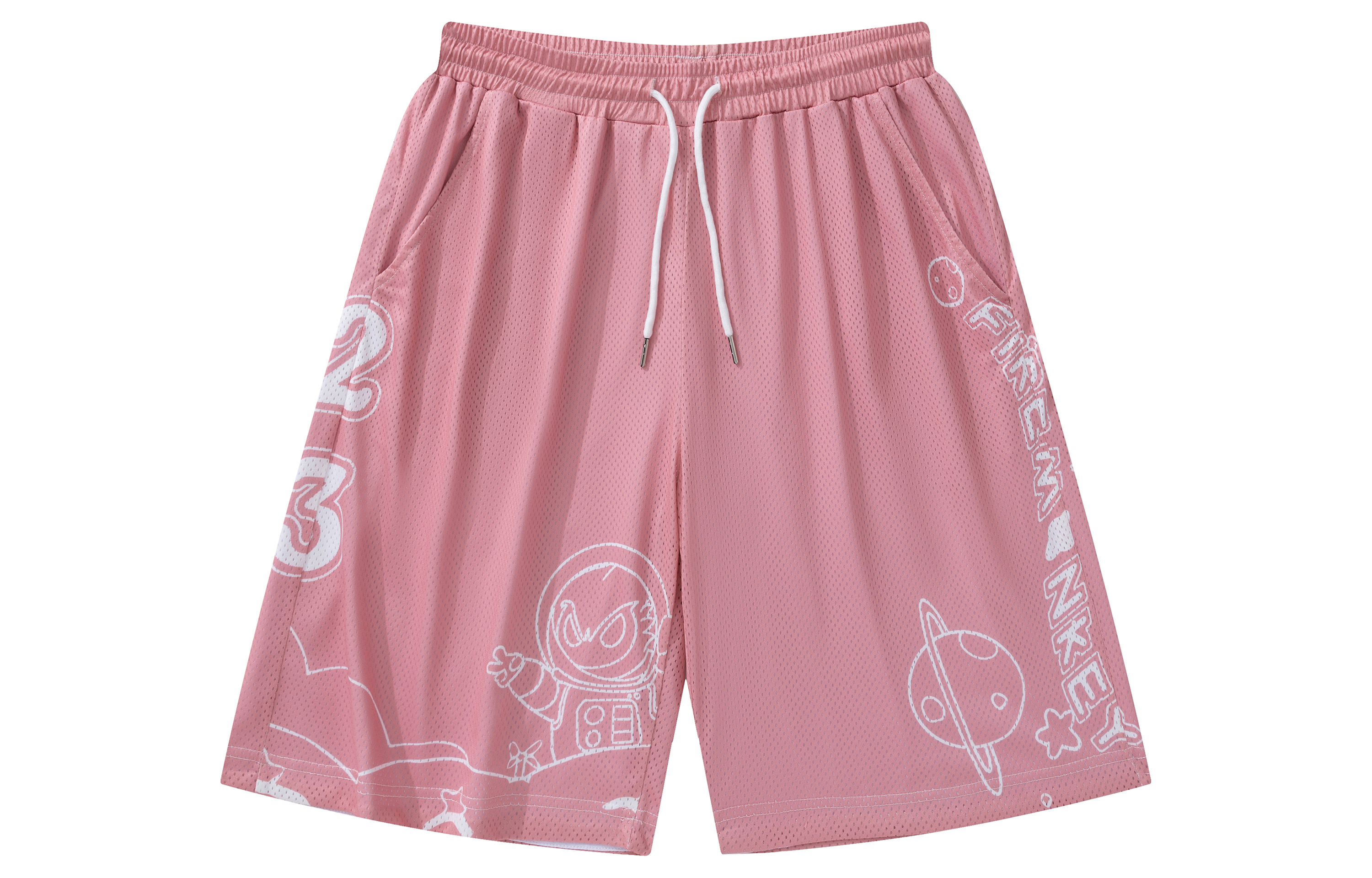 

Баскетбольные шорты унисекс FireMonkey, Pink Size 24