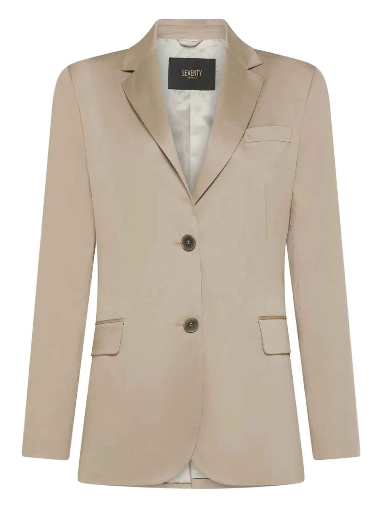 

Блейзер с атласной отделкой Seventy, нейтральный