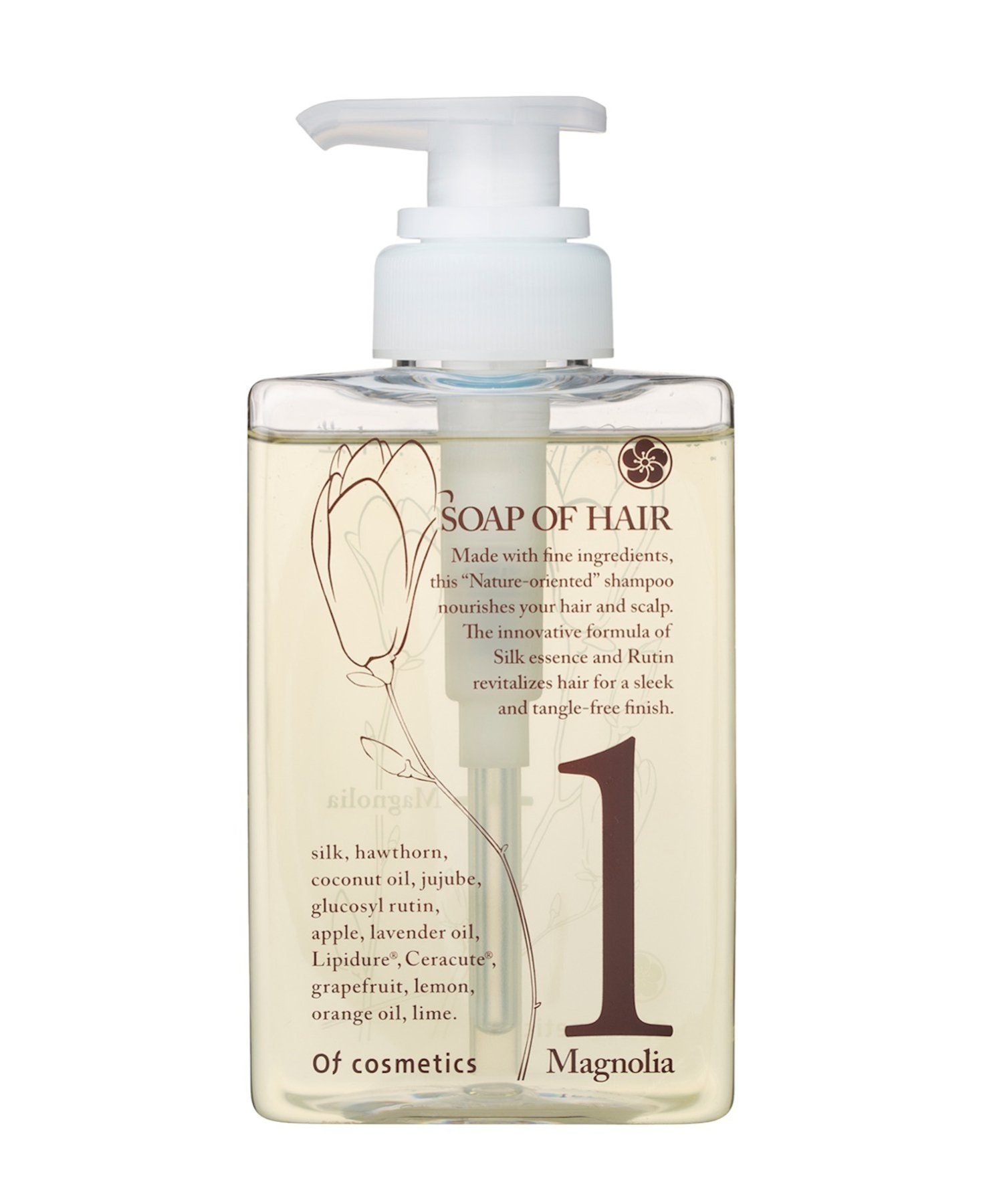 Мыло для волос 1-Ma Standard, шампунь с ароматом магнолии Of Cosmetics, others