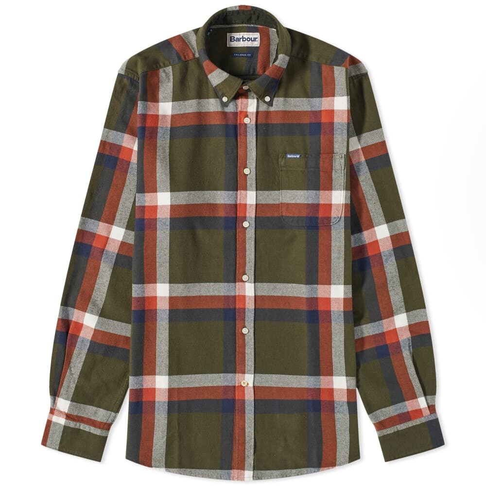 

Индивидуальная рубашка Barbour Folley, оливковый