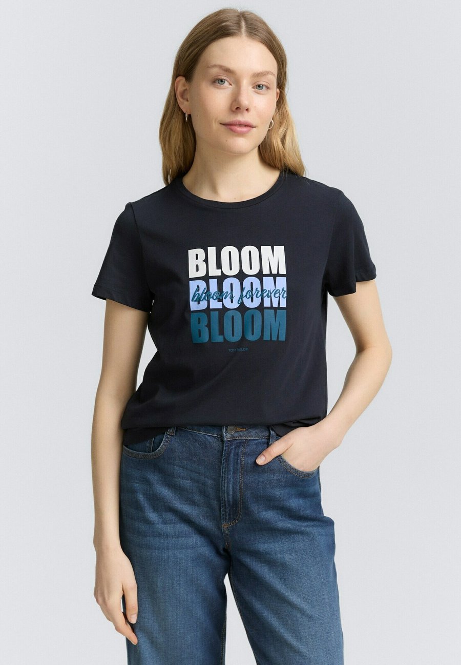 

Футболка TOM TAILOR Print T-shirt, Lunar Eclipse/Dark Blue, Синий, Футболка TOM TAILOR Print T-shirt, Lunar Eclipse/Dark Blue
