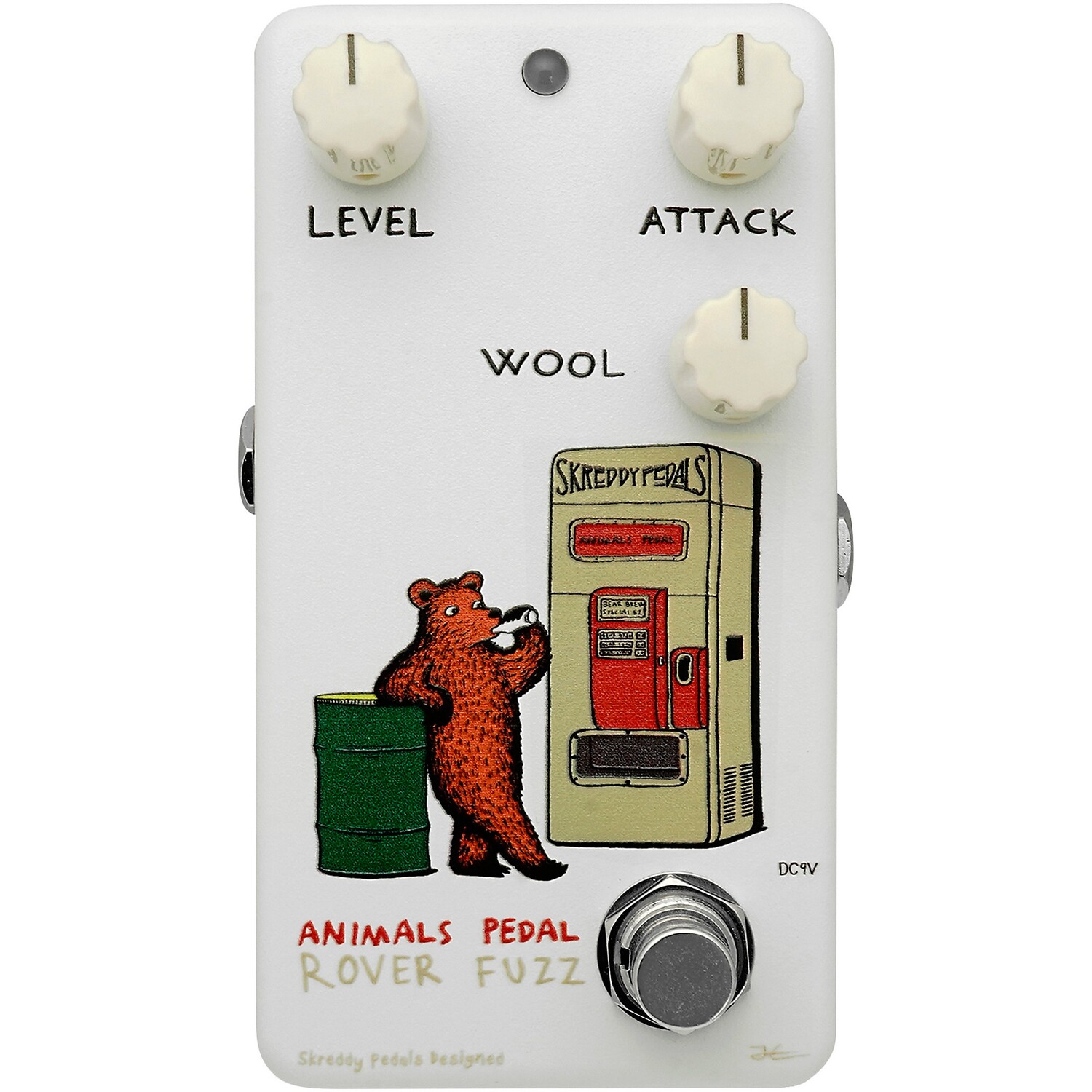 

Педаль эффектов Animals Rover Fuzz V2, белая Animals Pedal