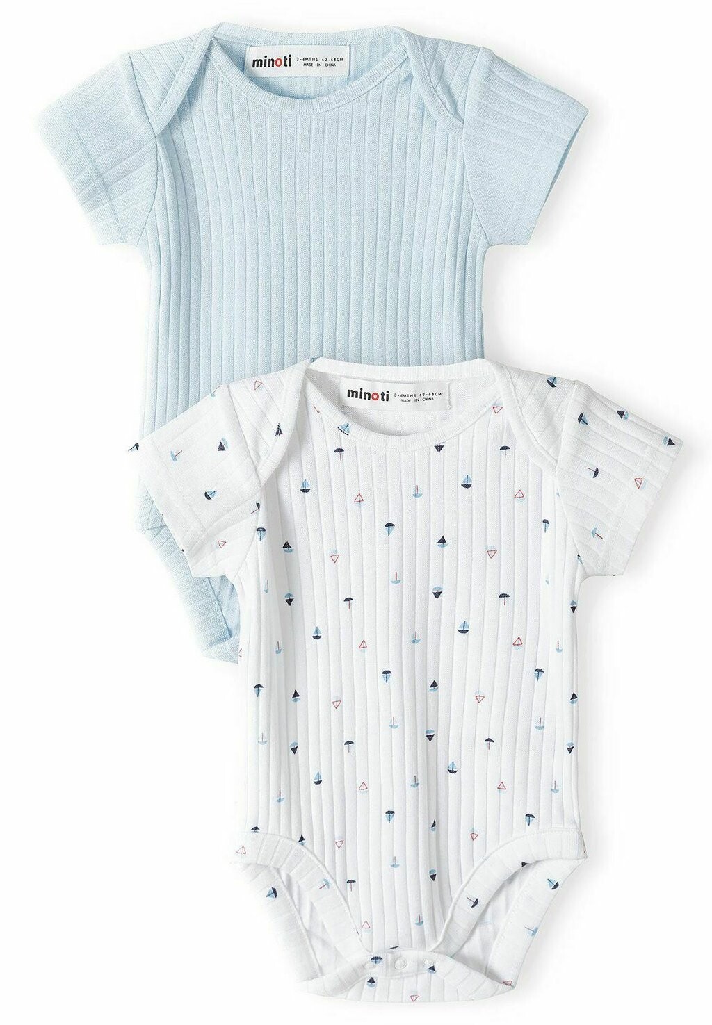 

Боди 2 PACK MINOTI, цвет light/blue/white