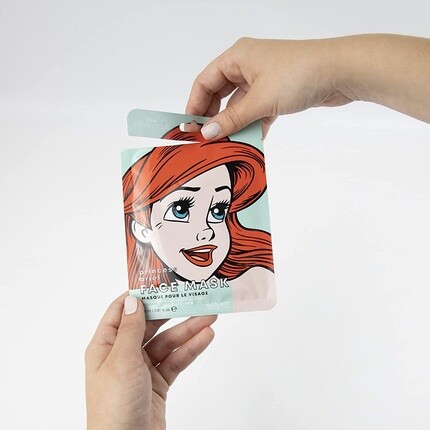 Тканевая маска Mad Beauty — Disney Ariel Mermaid, увлажняющая и успокаивающая для питания кожи и красивого цвета лица, 30 г — фото 3