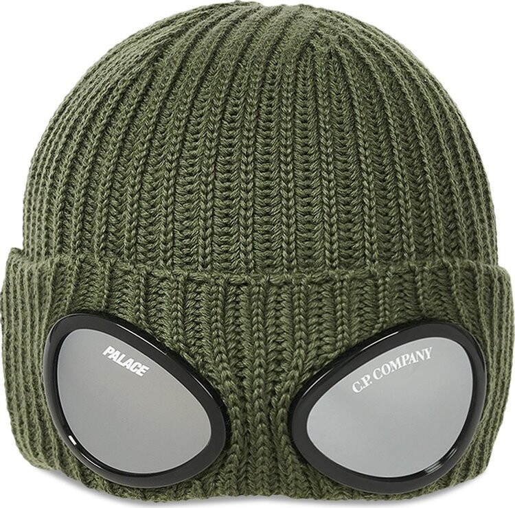 

Шапка Palace x C.P. Company Peak Goggle 'Olive', зеленый