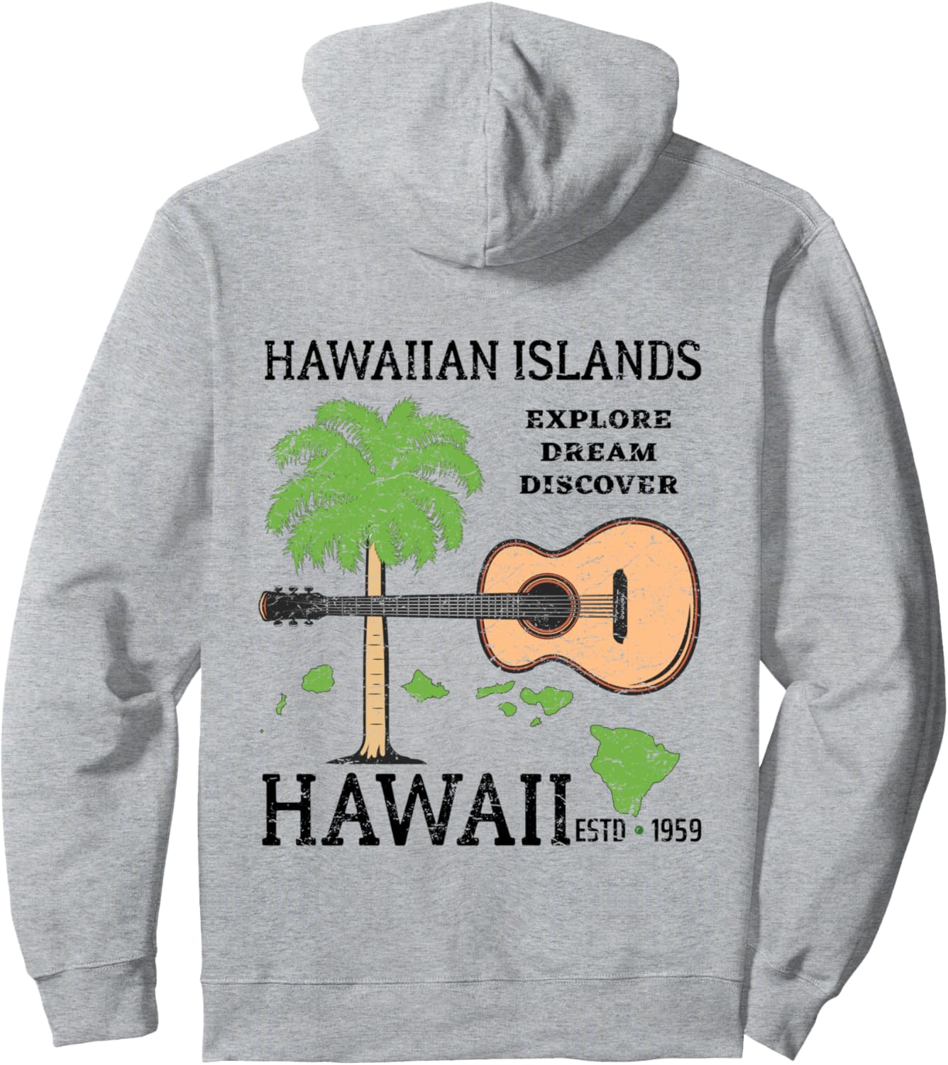 

Винтажная толстовка с капюшоном с изображением Гавайских островов, серая Aloha And Mahalo, Серый, Винтажная толстовка с капюшоном с изображением Гавайских островов, серая Aloha And Mahalo