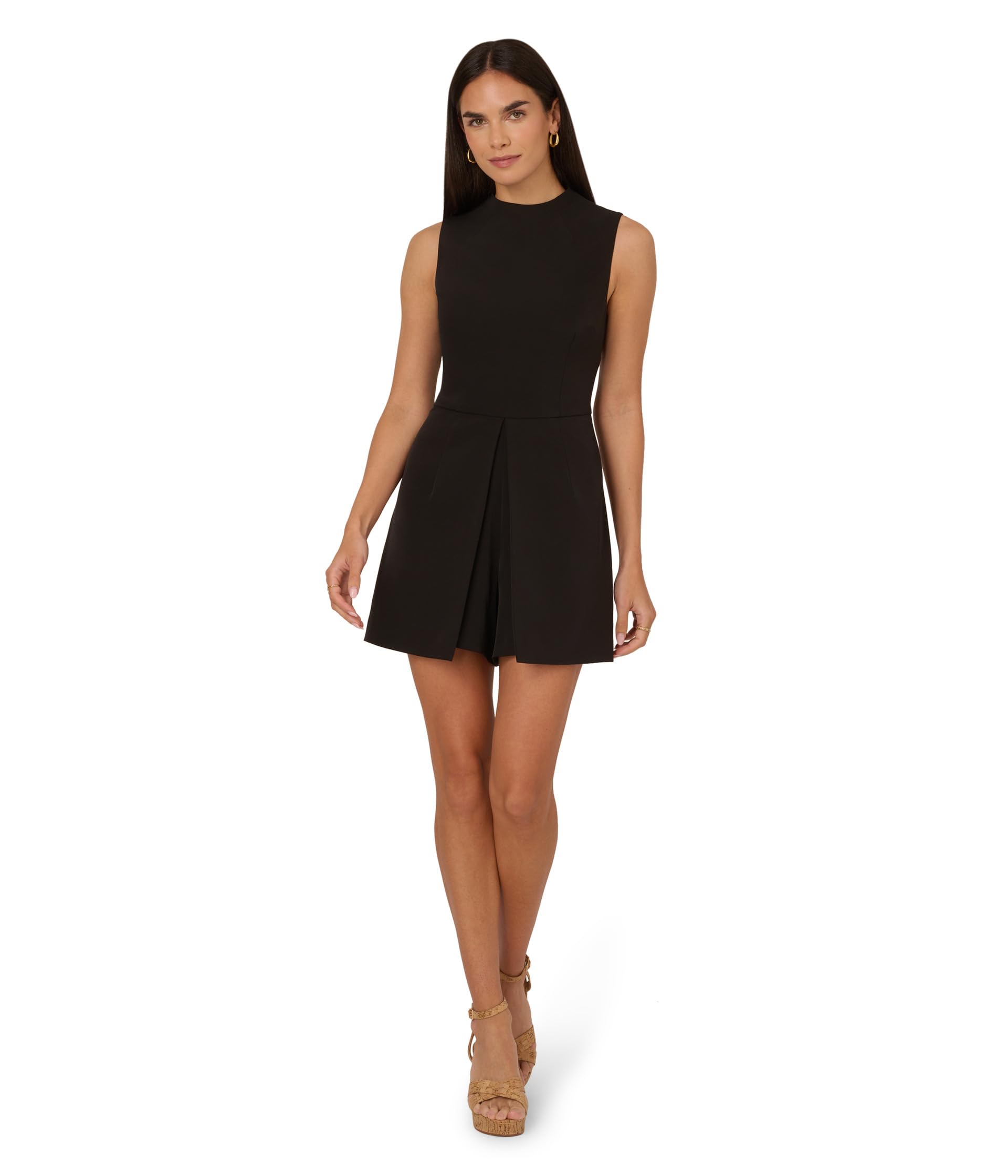

Комбинезон Adrianna Papell Peplum Romper, черный