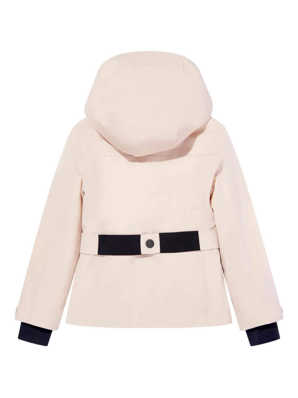Куртка с поясом и логотипом Moncler Grenoble Kids, розовый — фото 2