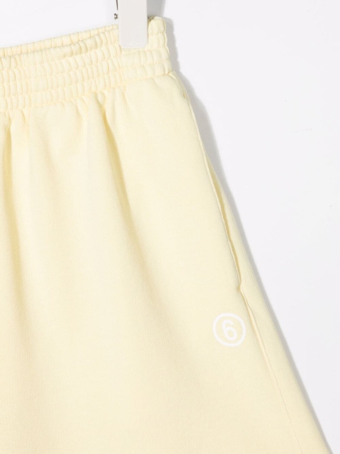 MM6 Maison Margiela Kids спортивные шорты широкого кроя, желтый — фото 3