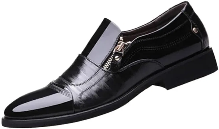Туфли оксфорды из телячьей кожи, Slip-On, Black UOPYNE