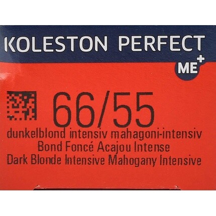 Koleston Perfect Me+ Vibrant Reds Стойкая краска для волос, 60 мл № 66/55 Светлый, Wella — фото 2