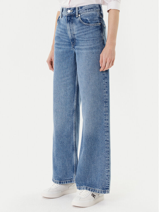 

Джинсы wide leg WW0WW46484 Tommy Hilfiger, синий