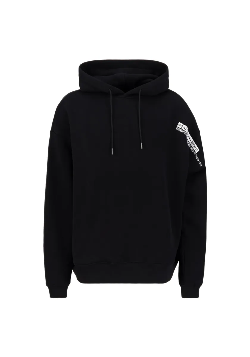 

Толстовка Alpha Industries " Alpha Industries Мужчины - Толстовки с капюшоном из флока с логотипом ", черный