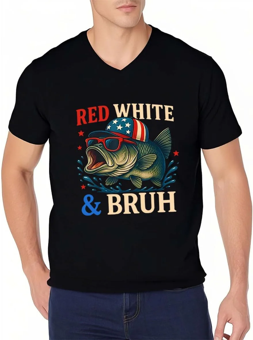 Футболка Red White and Bruh — фото 3