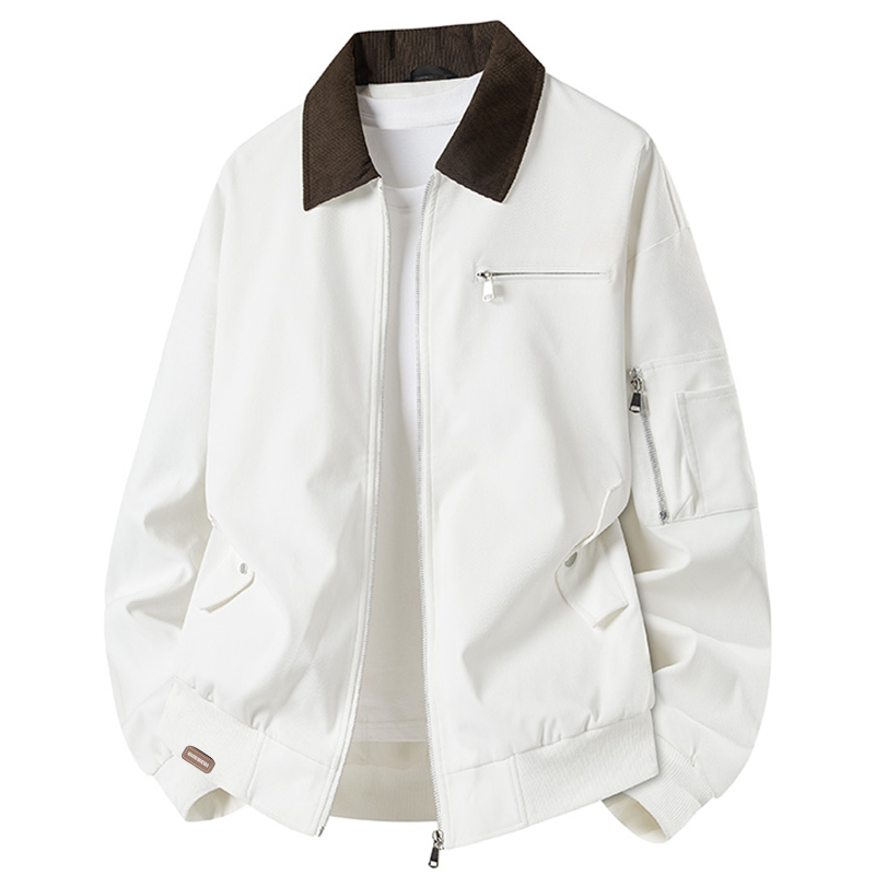 

Куртка Unisex Lapel Moderate Workwear WARRIOR, оранжевый белый[comes with diy badge]