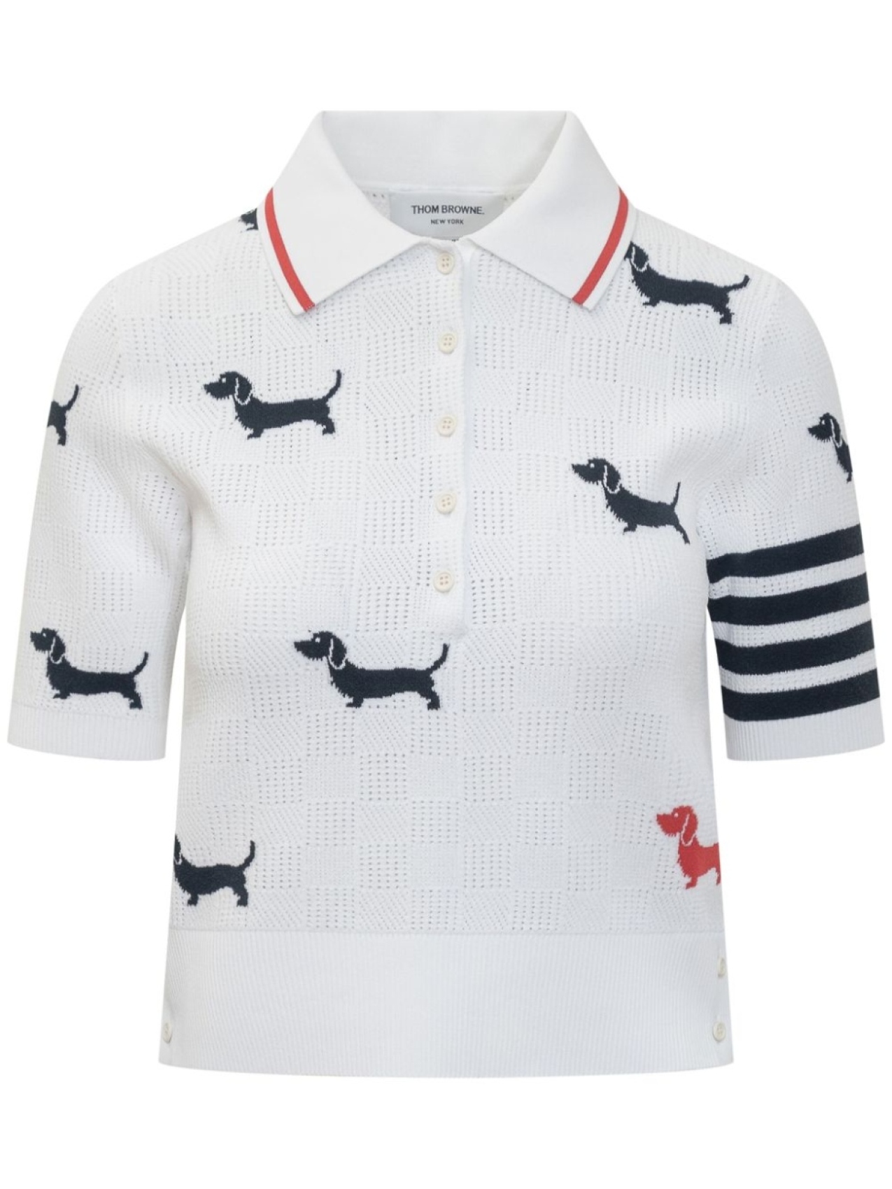 

Thom Browne рубашка поло Hector, белый