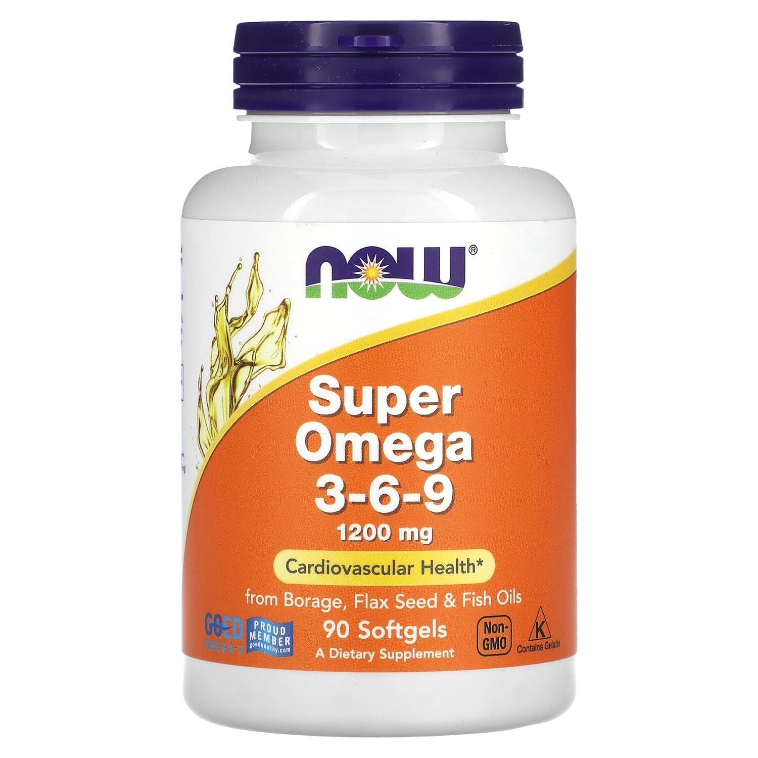 

Now Foods Super Omega 3- 6- 9 1,200 mg 90 Softgels