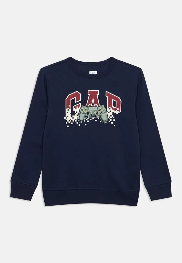 Детская толстовка с круглым вырезом и графическим принтом Gap, Navy Uniform