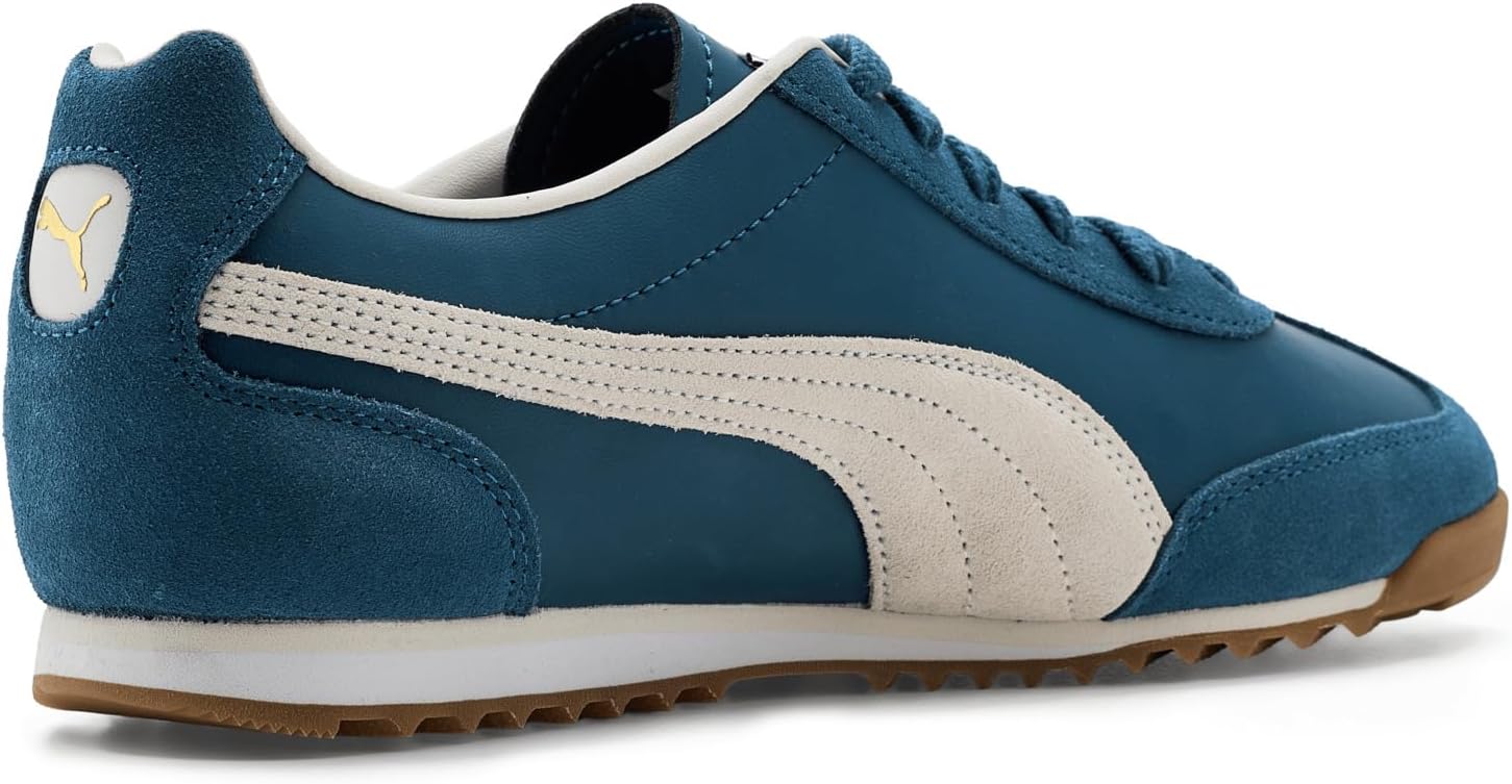 Мужские кроссовки PUMA Arizona Retro, белый/синий/золотой — фото 3