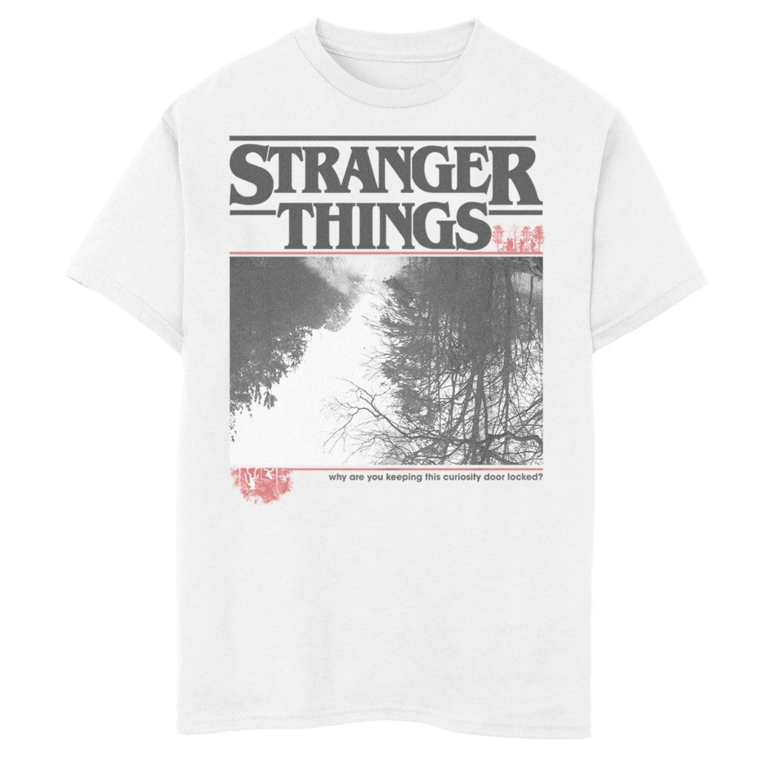 

Футболка с изображением Netflix Stranger Things Upside для мальчиков 8–20 лет Licensed Character