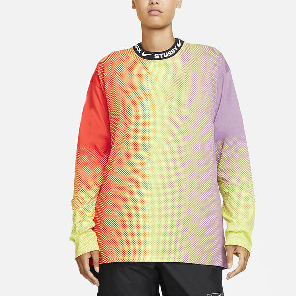 Футболка Nike x Stussy FW22 Tee 'White 8 Ball', мультиколор — фото 3