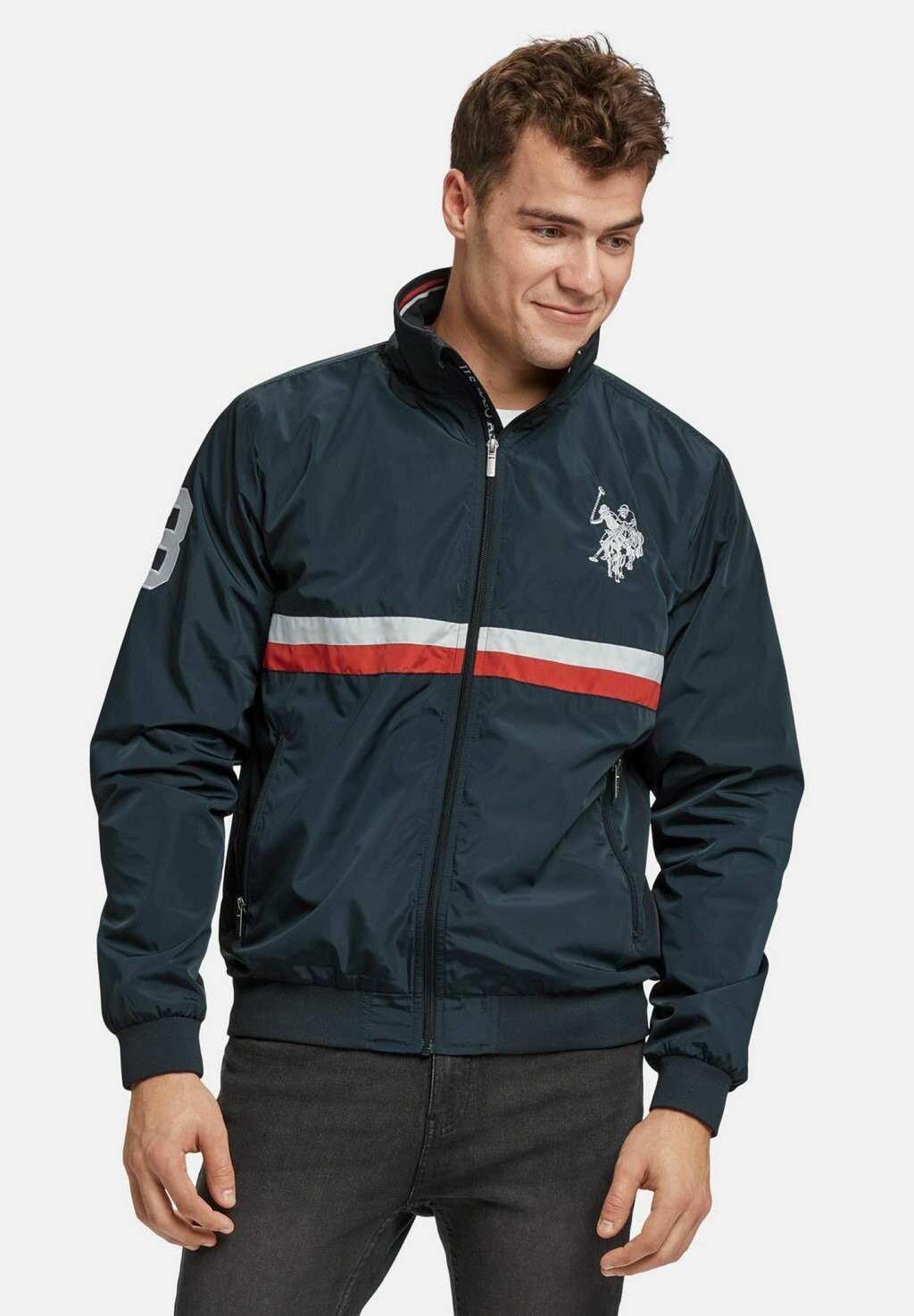 

Куртка-бомбер JOHAN U.S. Polo Assn., цвет dark sapphire