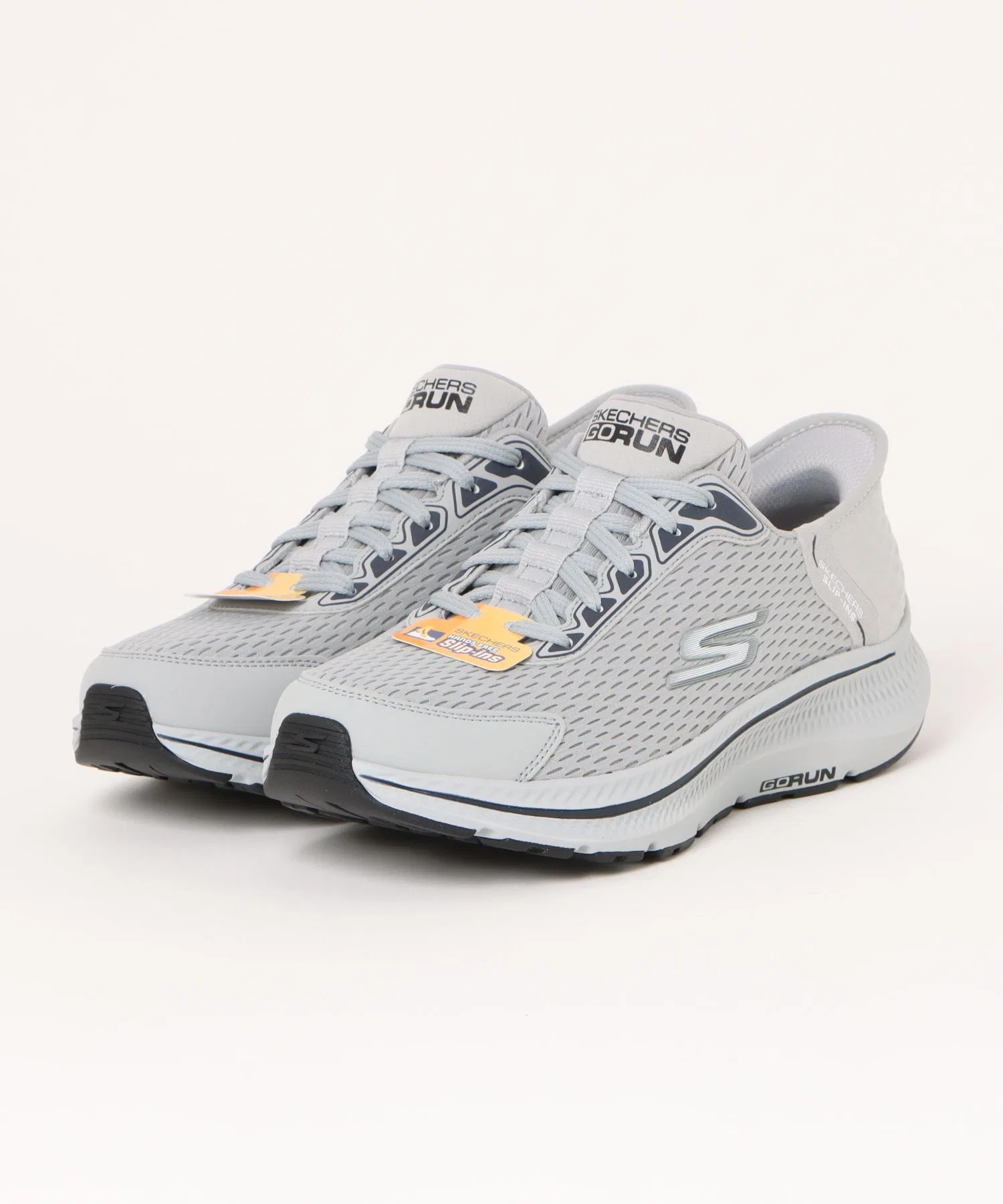 Мужские кроссовки-слипоны SKECHERS GO RUN CONSISTENT 2.0 серые