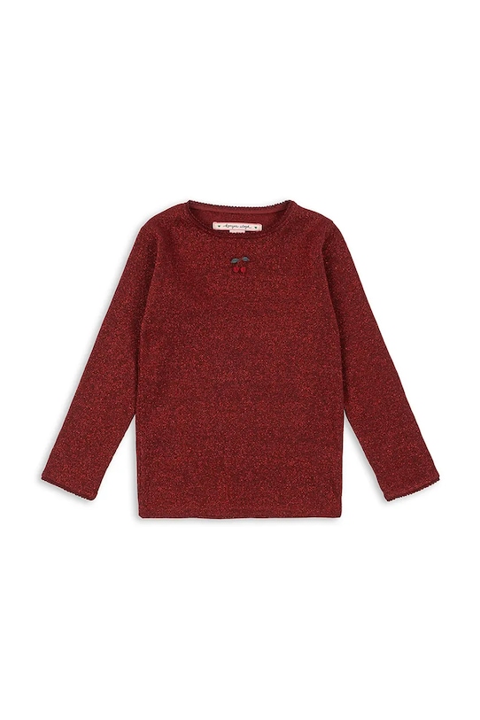 

Детский лонгслив с длинными рукавами ROLI BLOUSE Konges Sløjd, красный