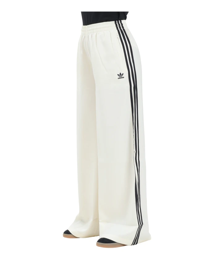 

Атласные спортивные брюки Adicolor с широкими штанинами Adidas Originals, бежевый