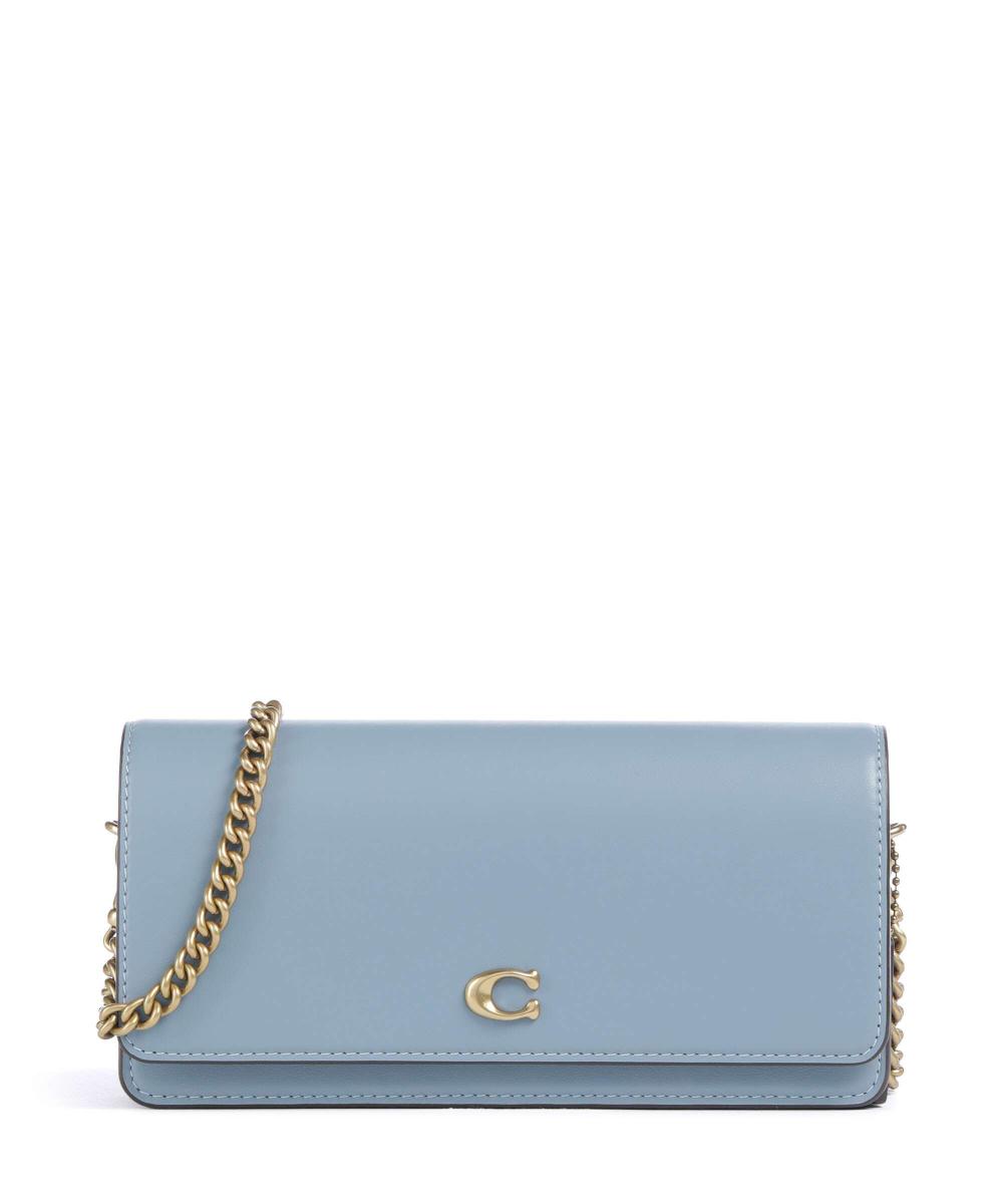 

Кошелек Essential из телячьей кожи Coach, голубой