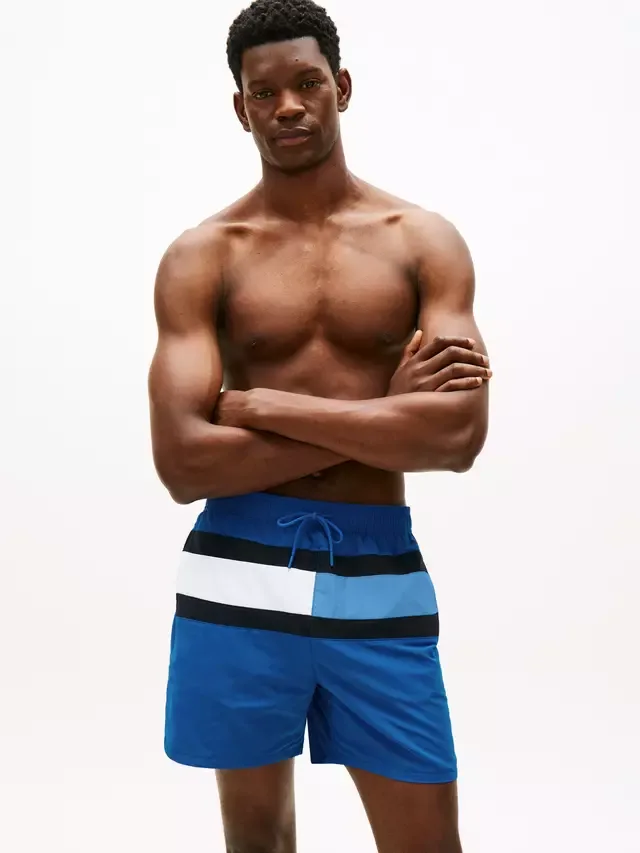 Плавки с цветовыми блоками, темно-синие Tommy Hilfiger