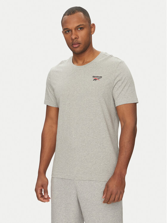 

Футболка обычного кроя 100221743 Reebok, серый
