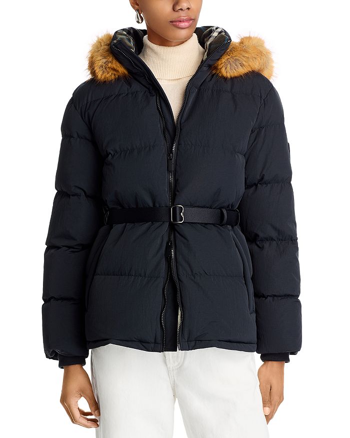 

Пуховая куртка Burberry, черный