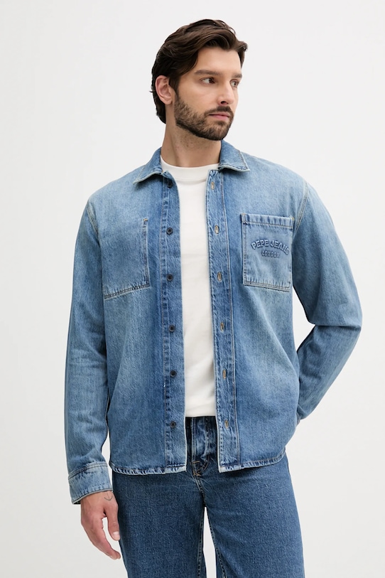 

Джинсовая рубашка Pepe Jeans, синий