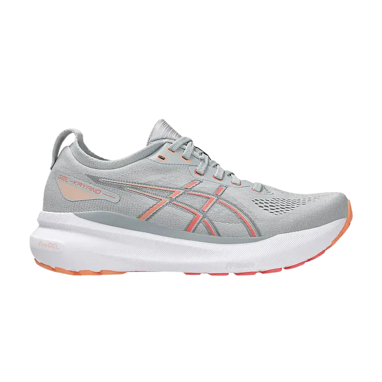 

Кроссовки ASICS Wmns Gel Kayano 31 Wide Piedmont Grey Papaya, серый