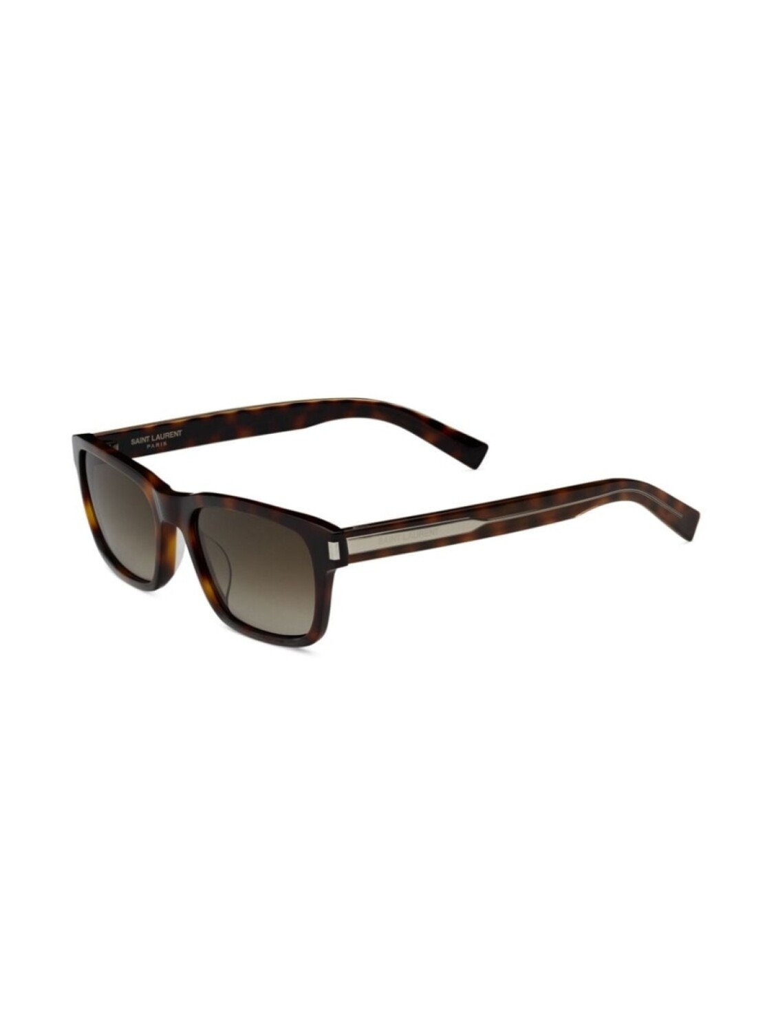 Saint Laurent Eyewear солнцезащитные очки 662 в прямоугольной оправе, коричневый — фото 2