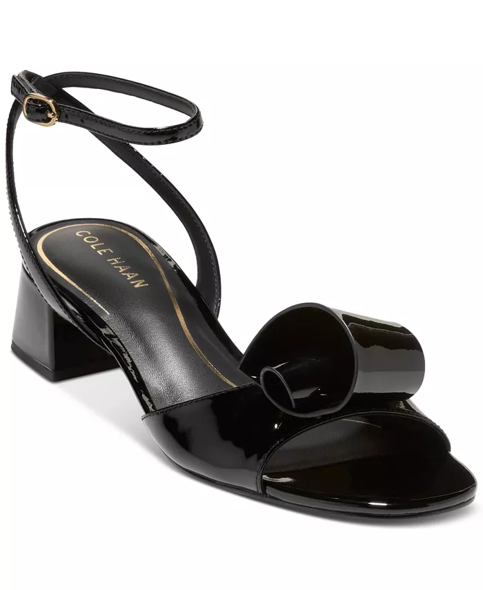 Женские блочные босоножки на каблуке Florette Cole Haan, черный